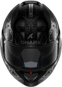 Casco para moto Shark modular abatible negro